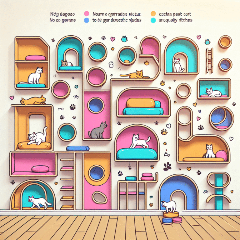 DIY de nichos para gatos domésticos