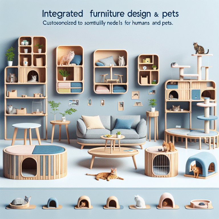 móveis integrados para humanos e pets