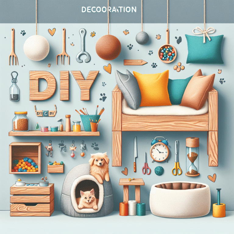 projetos DIY para decoração pet-friendly que você vai amar