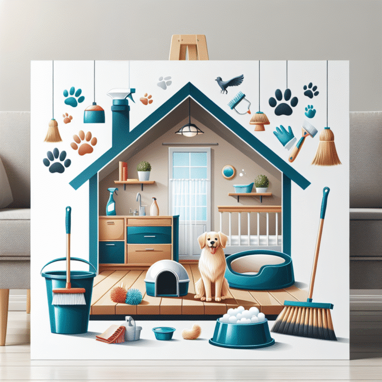 Dicas de limpeza fácil de casas com cães