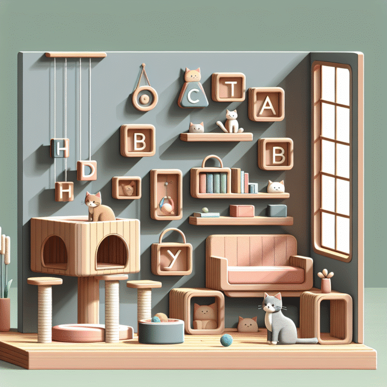 como criar um espaço divertido para gatos na decoração