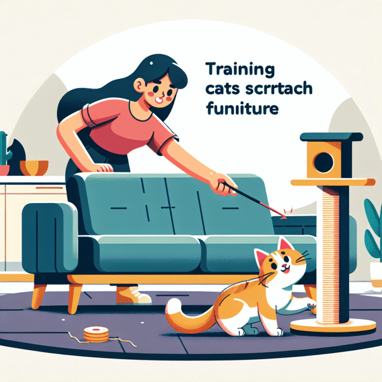 como treinar gatos a não arranhar os móveis