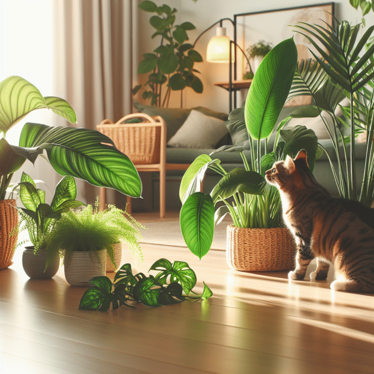 plantas seguras para casas com gatos
