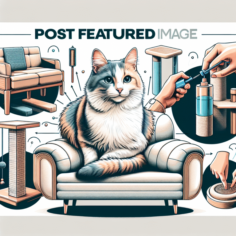 soluções para gatos que arranham móveis de forma agressiva