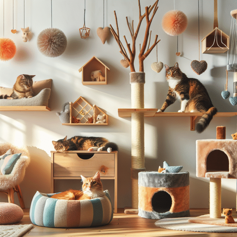 ideias de decoração para gatos