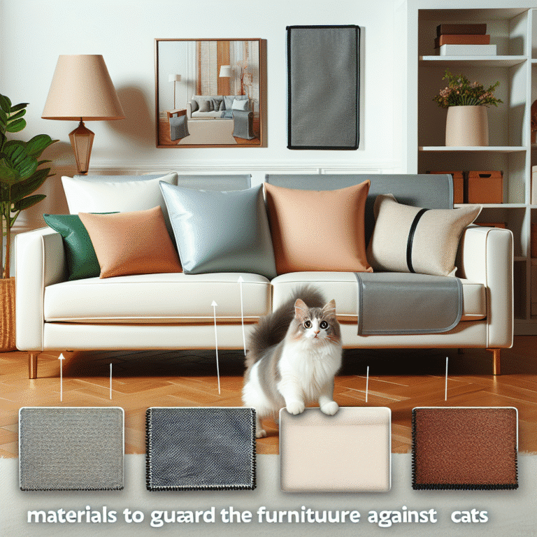 materiais resistentes para proteger seus móveis dos gatos