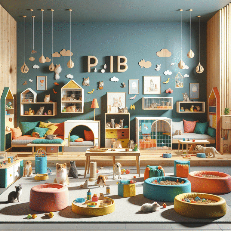 decoração criativa para quartos de pets