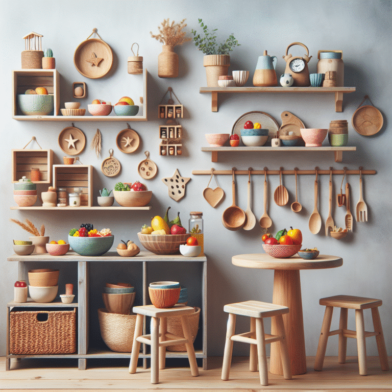 projetos de cantinhos de alimentação DIY.