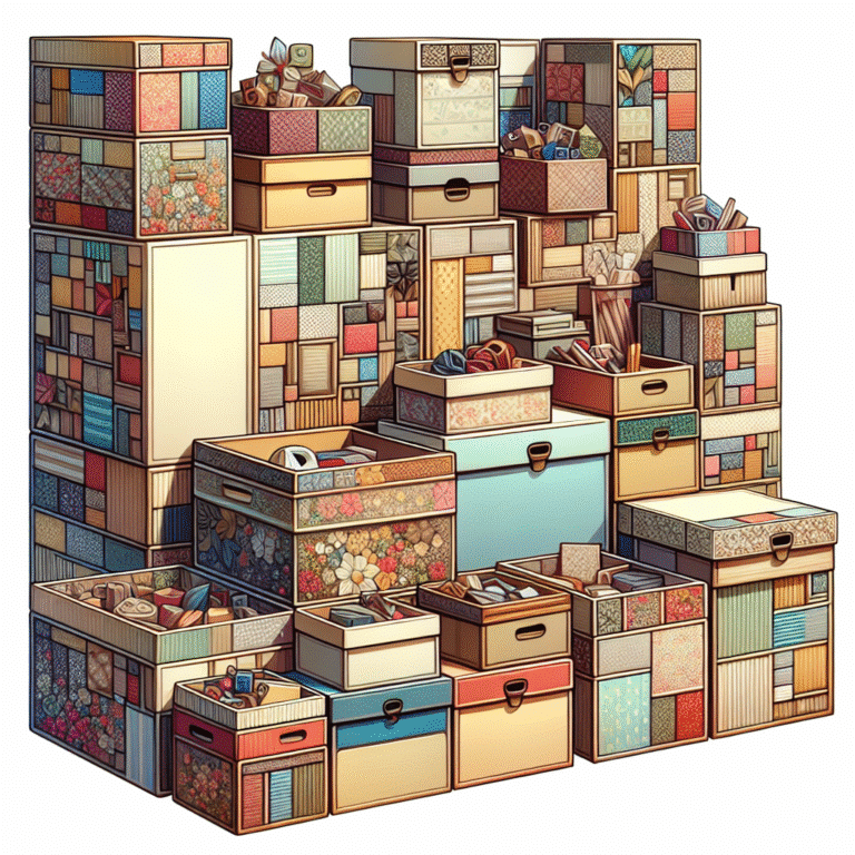 caixas de armazenamento decorativas DIY