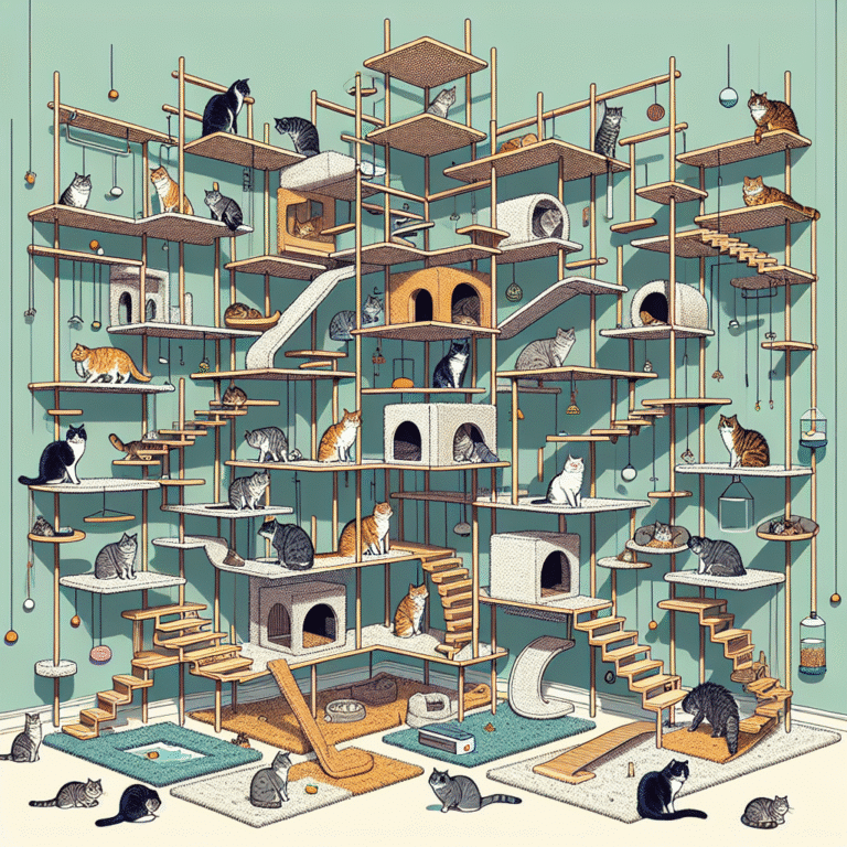 Prateleiras seguras para gatos: um paraíso vertical