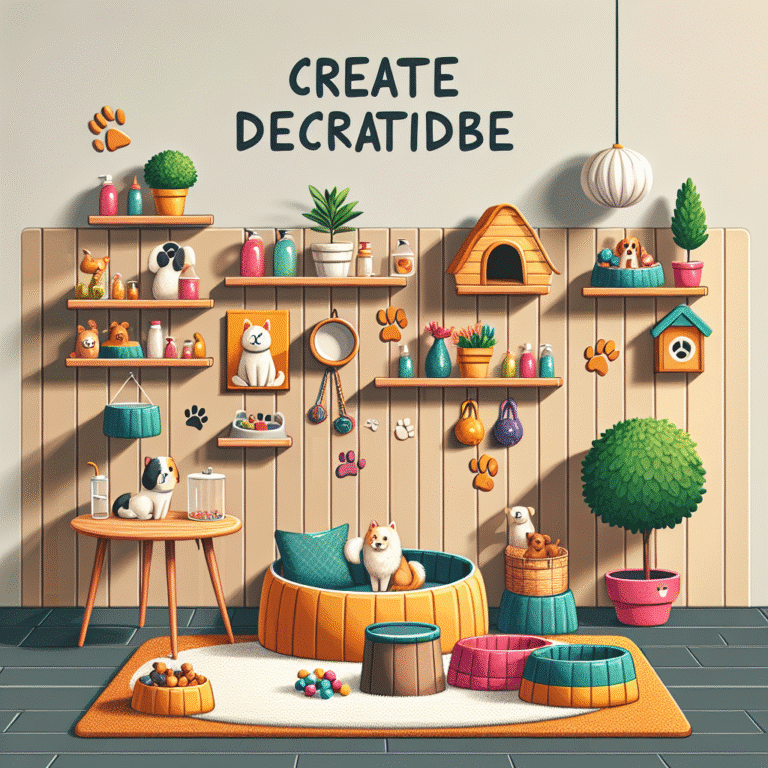 ideias criativas para decoração de espaços pet-friendly