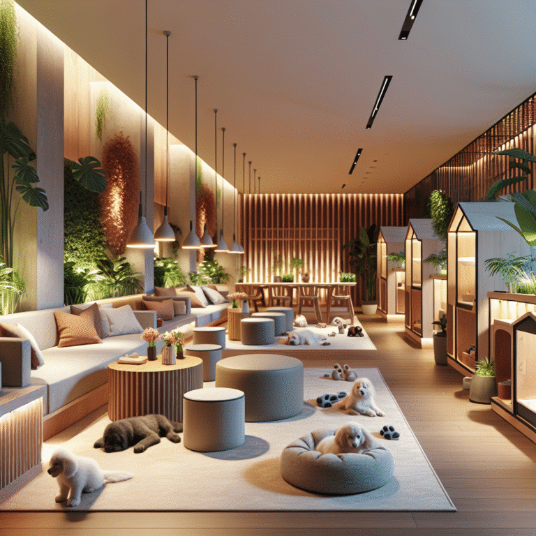 ambientes acolhedores para pets e seus donos