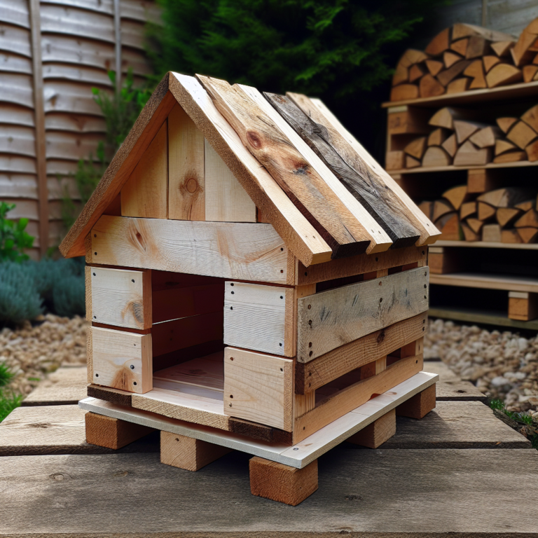 construção de casinhas para cães pequenos com pallets reciclados