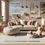 decoração segura e estilosa para cães em casa