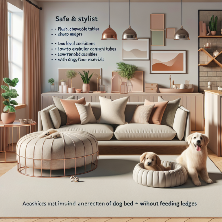 decoração segura e estilosa para cães em casa