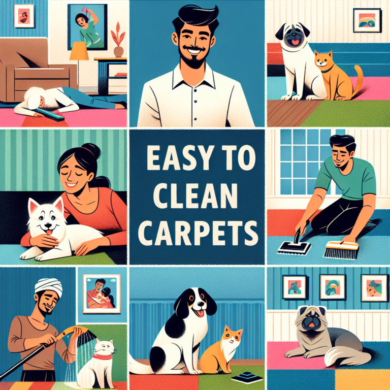 tapetes fáceis de limpar: praticidade para donos de pets