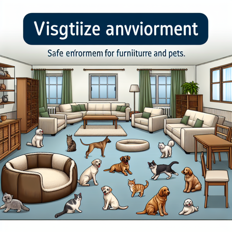 criando um ambiente seguro para móveis e pets