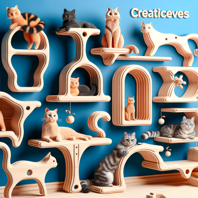 ideias de prateleiras criativas que encantam os gatos