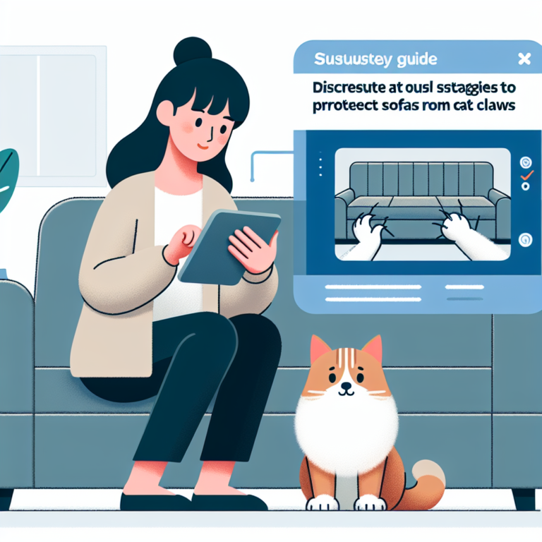 dicas para proteger sofás de garras felinas