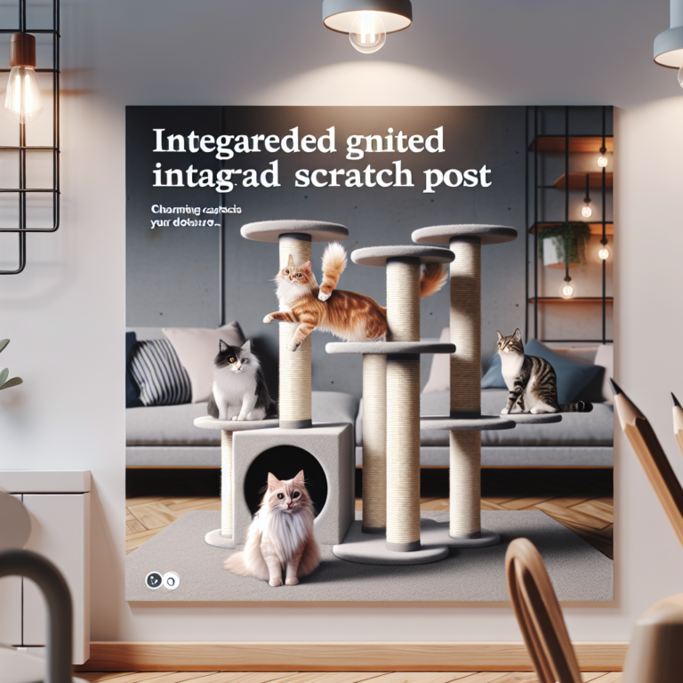 arranhadores integrados na decoração: estilo e diversão para gatos