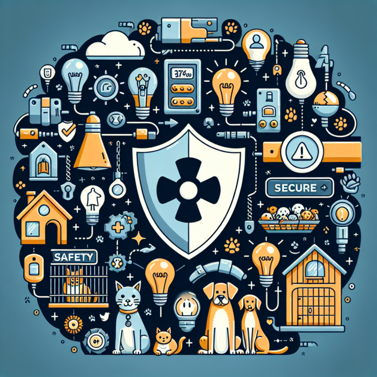 projetos de iluminação segura para pets