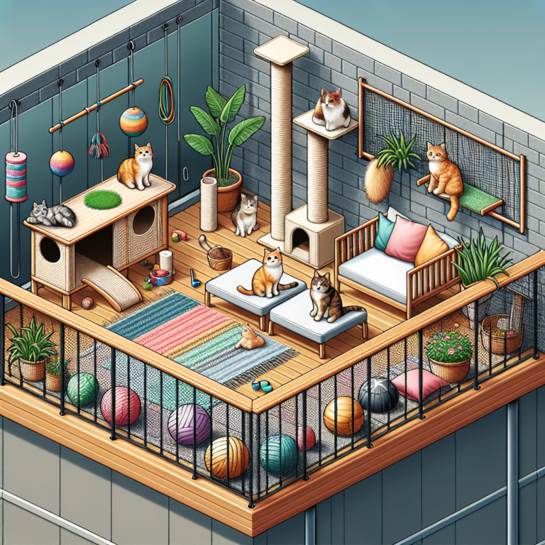 decoração de varanda amiga dos gatos