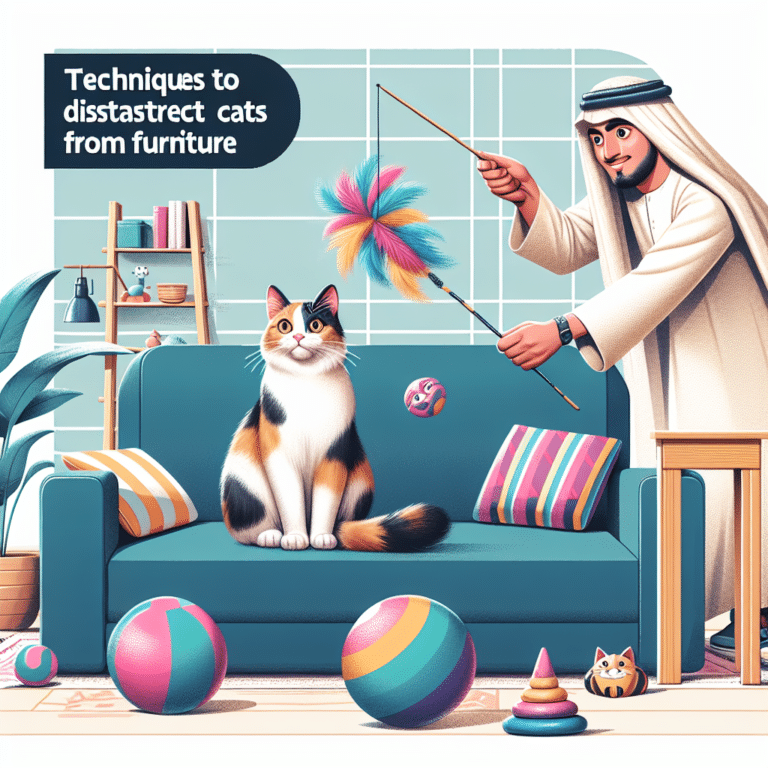 técnicas para desviar a atenção dos gatos dos móveis