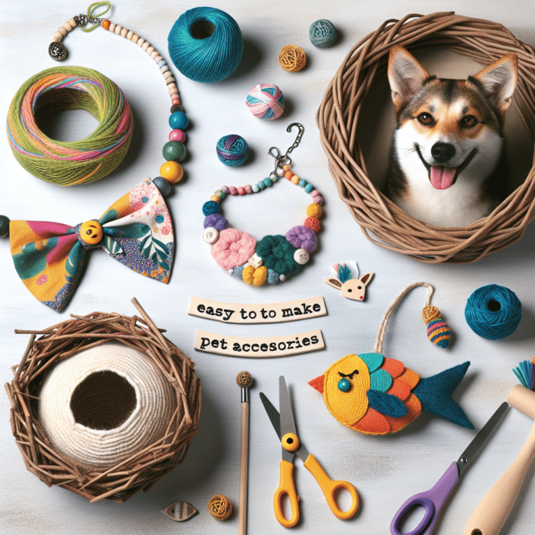 artesanato fácil para acessórios de pets que você vai amar