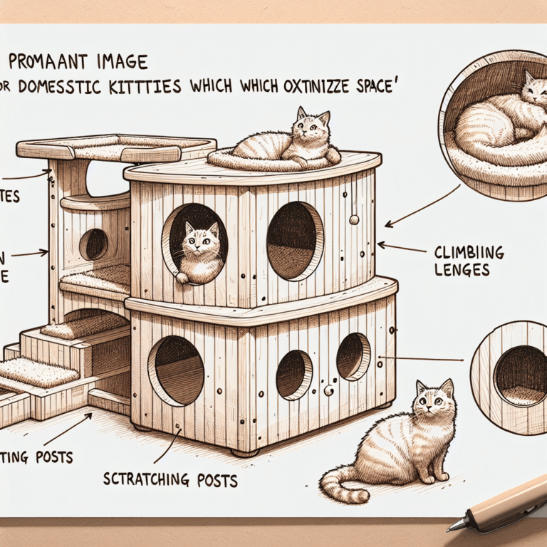DIY de nichos para gatos domésticos que otimizam o espaço