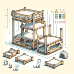 projetos de cama elevada para gatos