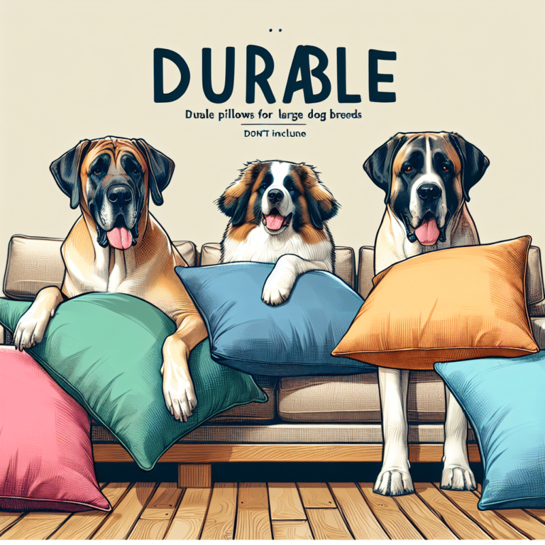Almofadas duráveis para raças grandes de cães