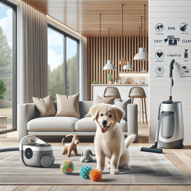 limpeza fácil de casas com cães