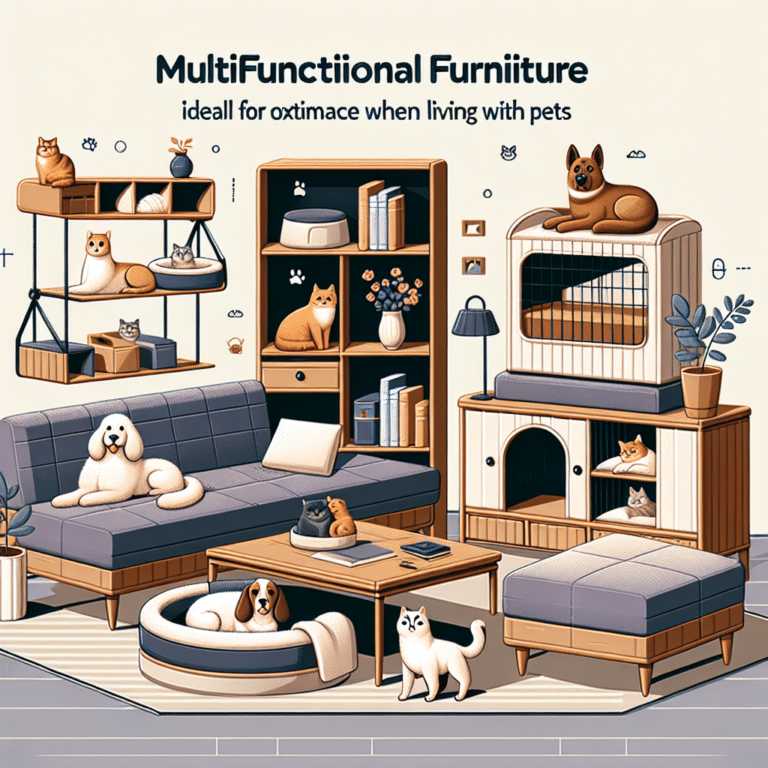 Móveis multifuncionais: otimizando espaços com pets