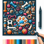 decoração de parede inspirada em pets
