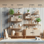 Racks e estantes seguras para pets: decoração sem riscos