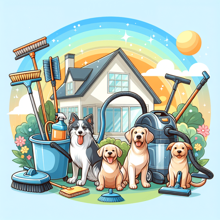 limpeza fácil de casas com cães