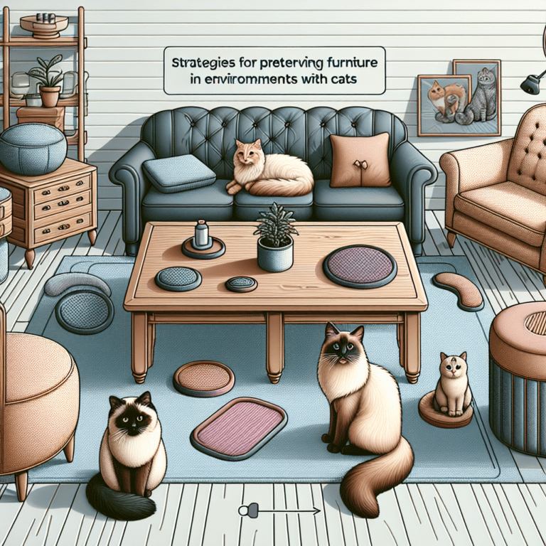 estratégias para preservar móveis em ambientes com gatos